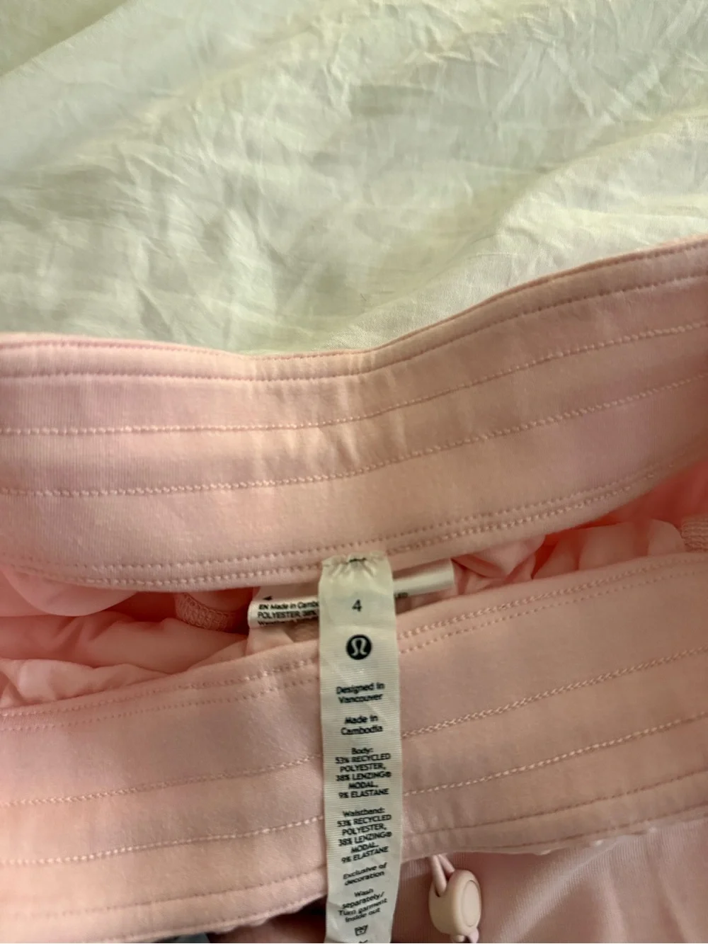 lululemon athletica Light Pink Athletic Pull-On Shorts